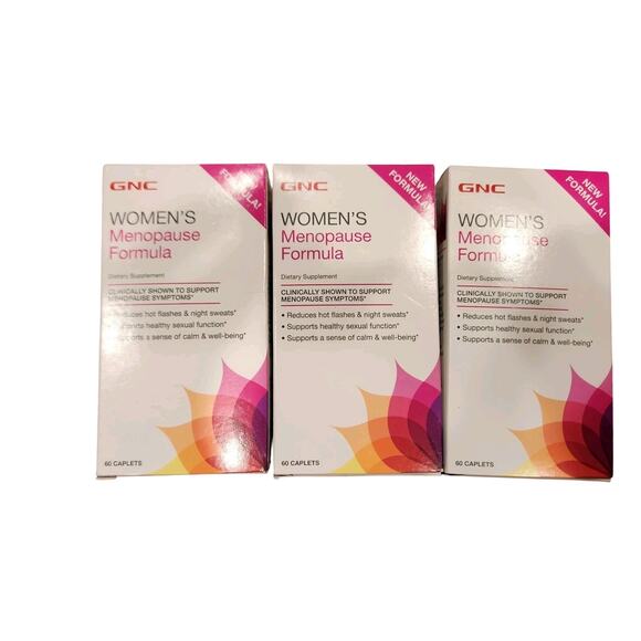 NIB 3 Boxes of GNC Women's Menopause Formula 60 Caplets EXP 02/2026 - Picture 1 of 2